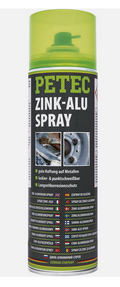 PETEC 71050 Zink-Alu-Spray 500ml Silber Silikonfrei 500°C