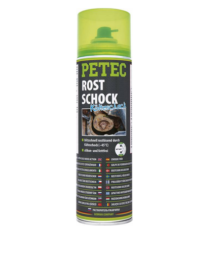 Petec 70150  Kälteschock intensiv Rostlöser Schock Spray 500ml