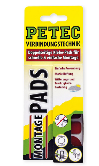 PETEC 87003 MONTAGEPADS doppelseitig kleben