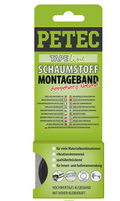 PETEC 87122 Schaumstoff-Montageband schwarz doppelseitig klebend