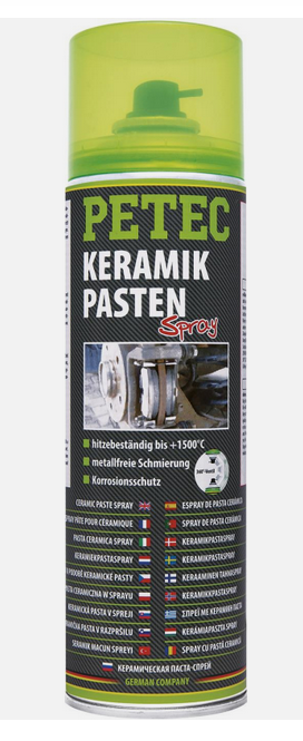 PETEC Keramik Hochtemperatur Bremsen Spray 500ml 70650
