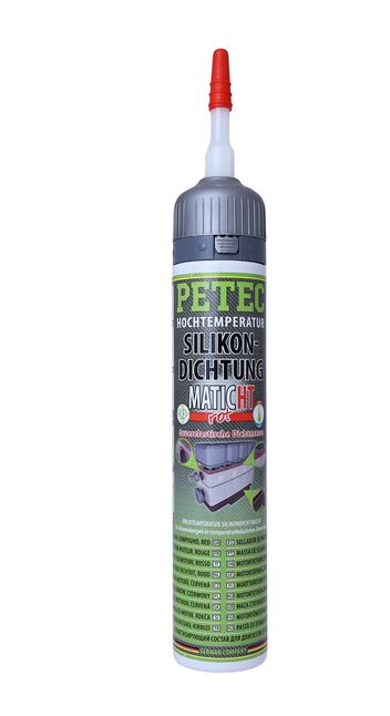 Petec 97820 Hochtemperatur-Silikondichtung, MATIC rot 200 ml