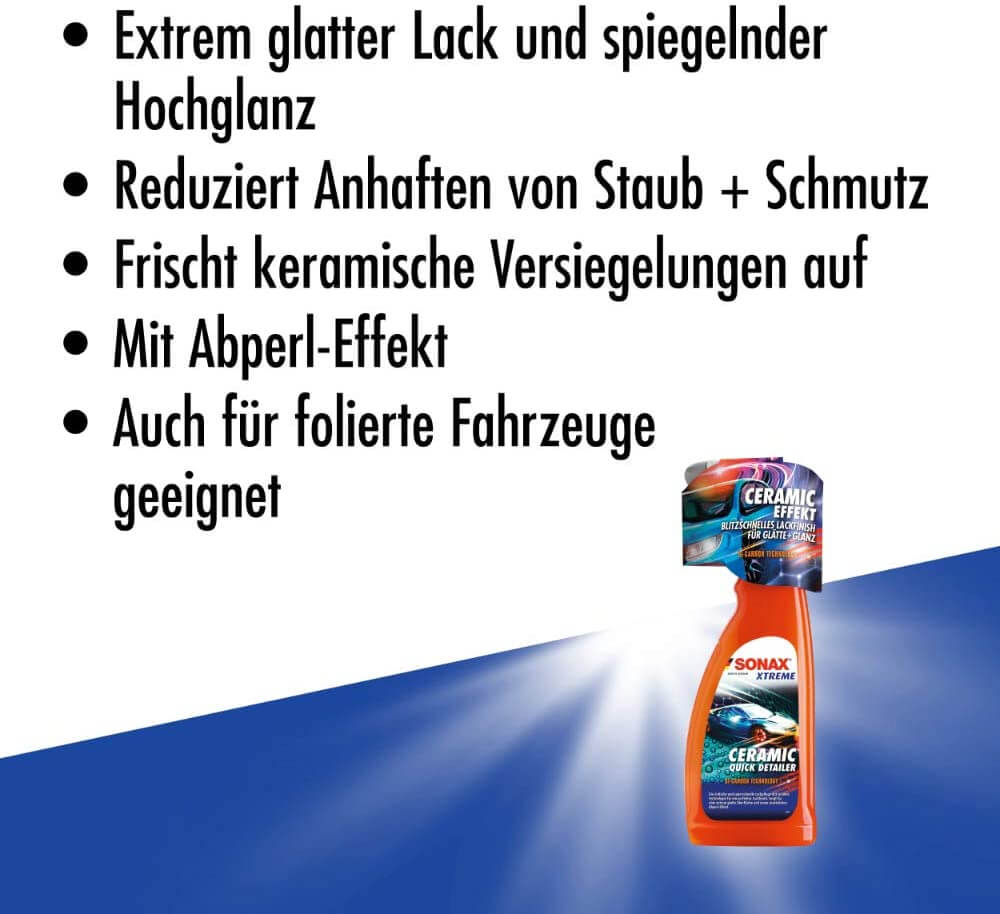 SONAX XTREME Ceramic Quick Detailer Lackpflege