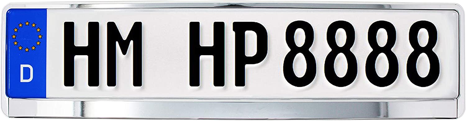 HP Autozubehör 18512 Kennzeichenhalter Chromlook