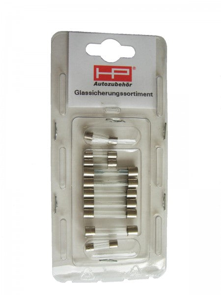 طقم فيوزات سيارة، 10 قطع، زجاجي، رقم الصنف 81410
