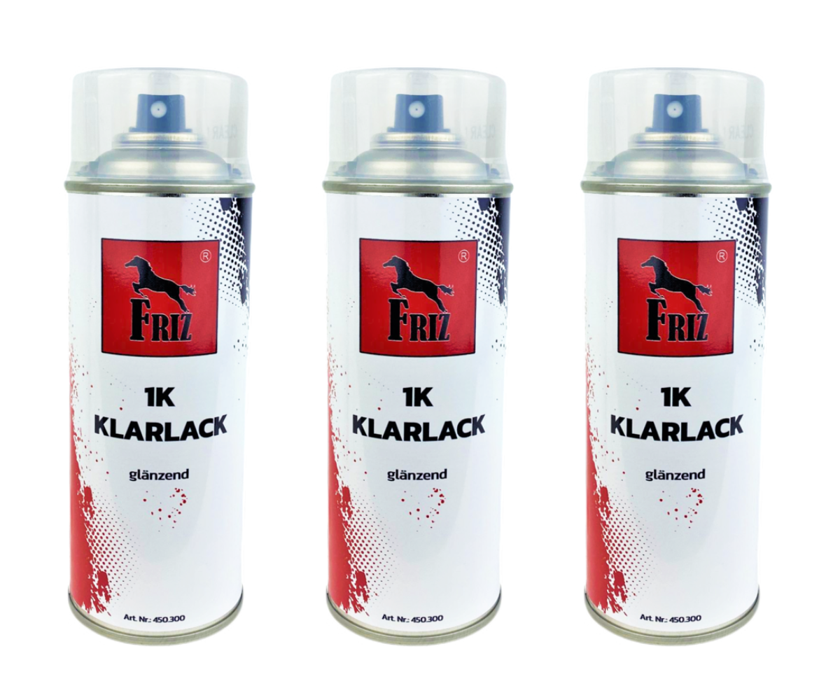 بخاخ طلاء لامع شفاف 400 مل قطعة واحدة