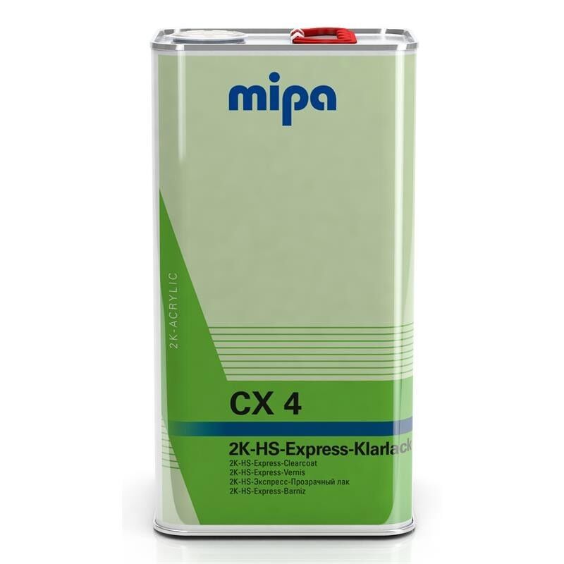 طلاء شفاف Mipa CX4 Express ثنائي المكونات عالي اللمعان 5 لترات