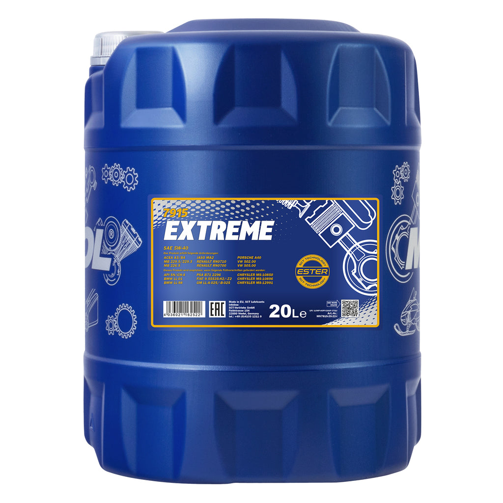 زيت محرك MN Extreme 5W-40 سعة 20 لترًا 
