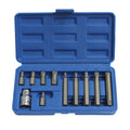 Innen-Vielzahn Bit-Satz 1/2" M5-12 XZN Set Spline Bits Kurz+Lang 30+75mm 11-tlg
