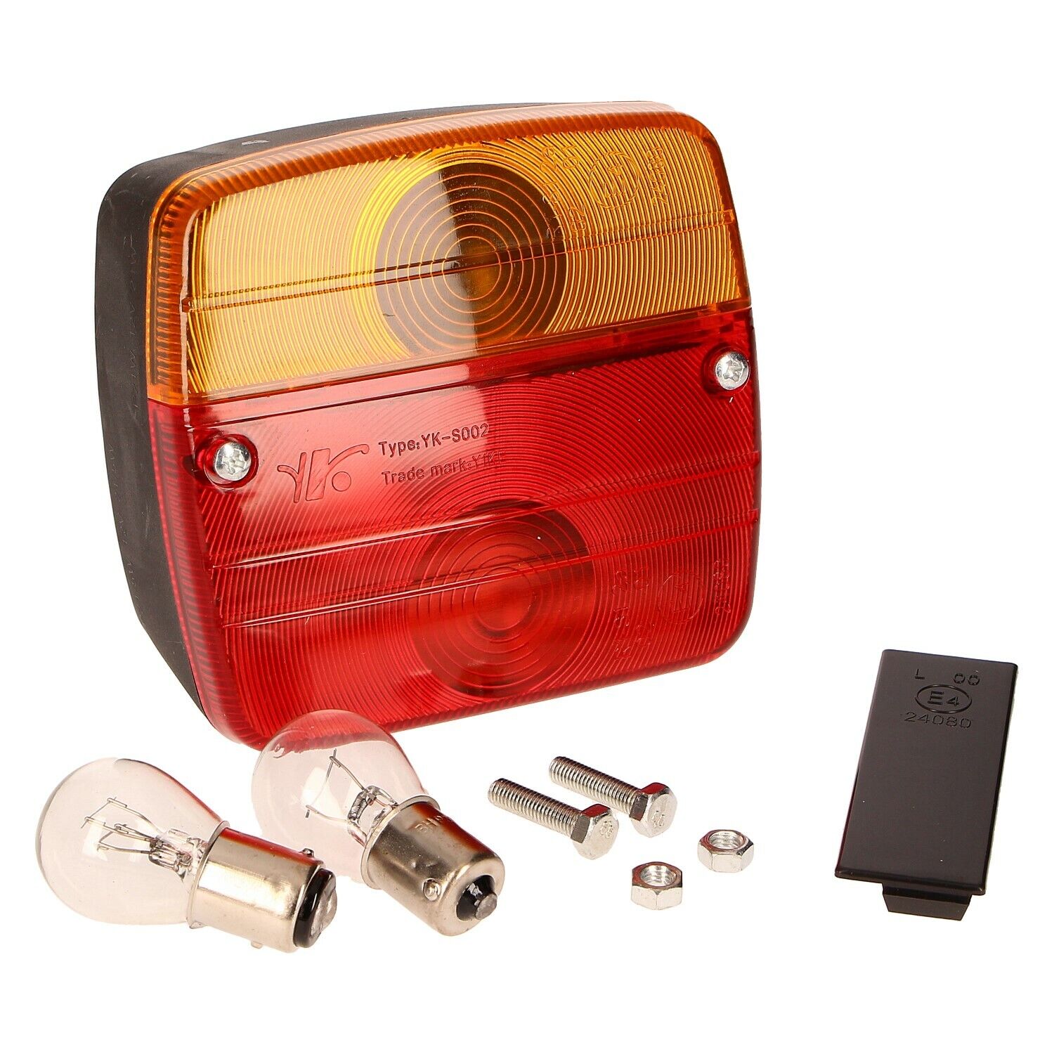 ملحقات السيارات من HP، رقم 28520، مصباح لوحة ترخيص ثلاثي الحجرات، 2 في 1 