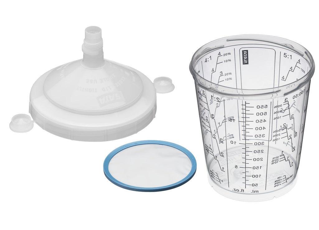 SATA RPS Becher System 0,6 Liter - 60 Becher & Deckel